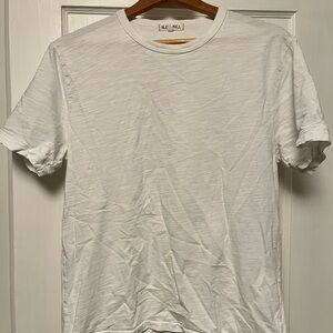 Alex Mill White Short-Sleeve Crewneck Tee